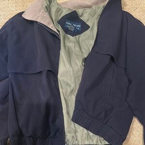 Navy and Olive Jacket by Carlo Colucci